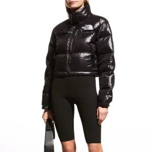 North Face Cropped Nuptse Jacket